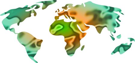 stylised world map designの写真素材