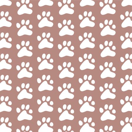 decorative repeating pattern generic paw print wallpaper background designの写真素材