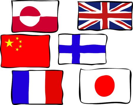 funky flags - collection 1のeditorial素材