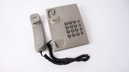 A wired telephone (or telefon) is a telephone connected to the public switched telephone network...