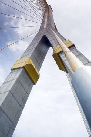 Rama 8 Birdge ,Bangkok Thailandの写真素材