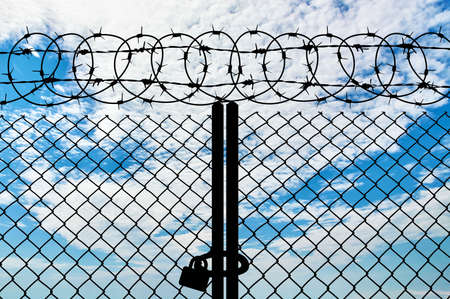 Beautiful sea cloudy skyの写真素材