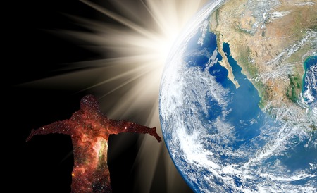 Concept of space and people.の写真素材