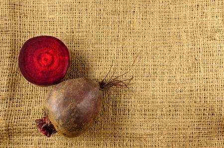 Juicy cut beets. design elementの写真素材