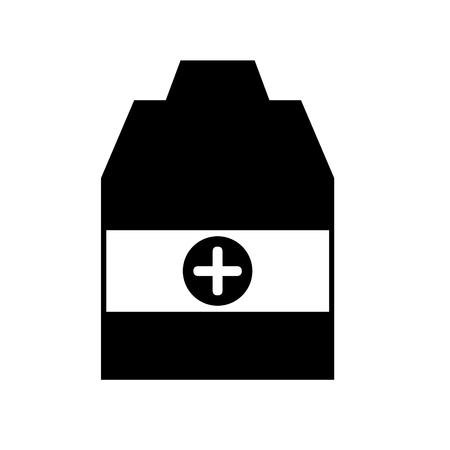Medicine Icon Symbol on plain background.のイラスト素材