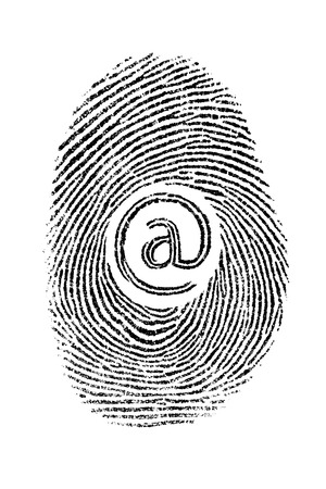 fingerprint netの写真素材