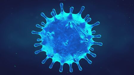 Coronavirus Covid-19 virus - Microbiology And Virology Concept imageの写真素材
