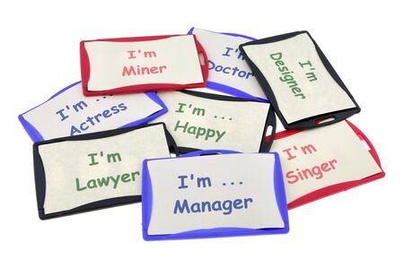 Profession identification cards