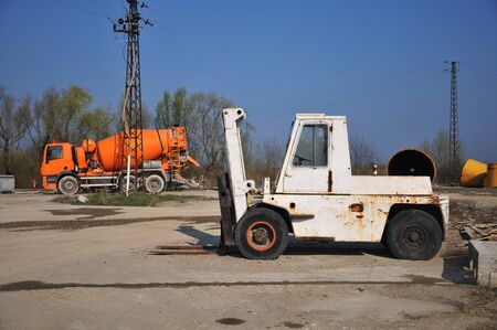 trucks, mixersの写真素材