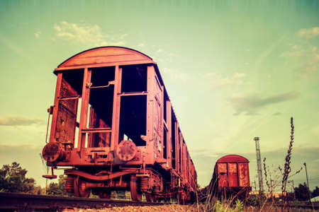 Old train wagoon