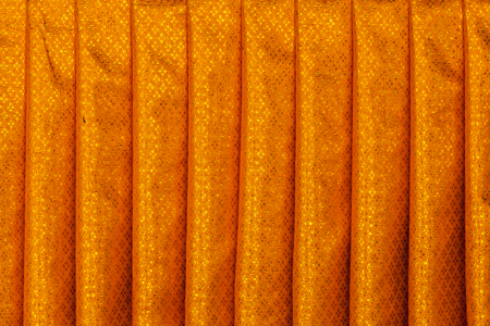 yellow fabric texture backgroundの写真素材