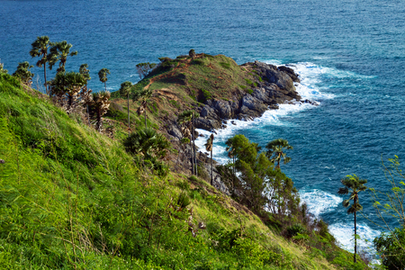 beautiful beach and tropical sea, Phuket, in thailand.の写真素材