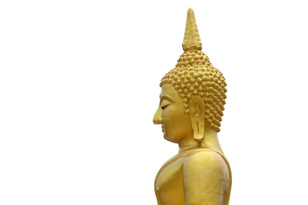 Buddha statue golden temple in Thailand.の写真素材