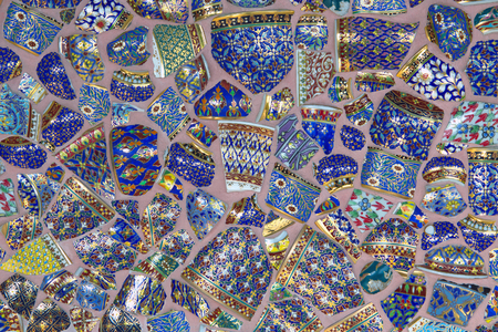 Colorful pattern of benjarong for background.の写真素材