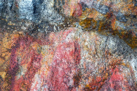 Colorful patterns of stones for background.の写真素材