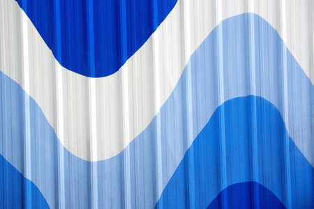 Colorful patterns on the steel wall for the background.の写真素材