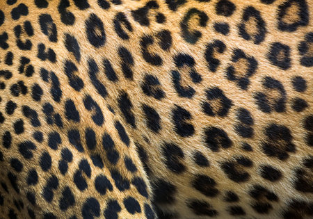 Colorful patterns of leopard skin.の写真素材