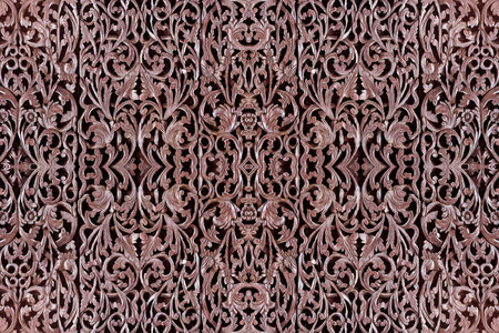 Colorful wood carving patterns for the background.の写真素材