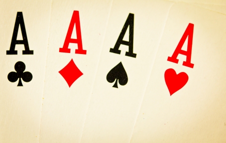 Four aces for win 