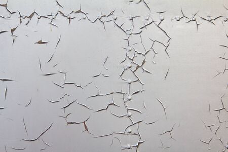Broken white  wall