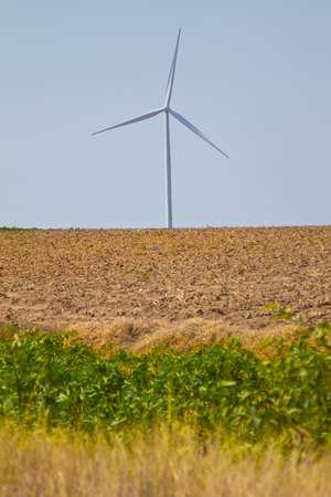 One wind turbine