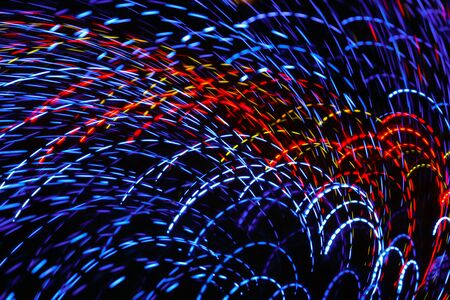 abstract light movement backgroundの写真素材