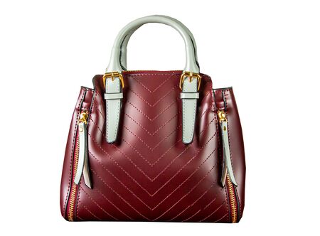 women hand bag with isolated background.の写真素材