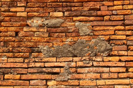 background of old vintage brick wall.の写真素材