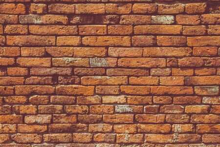 background of old vintage brick wall.の写真素材