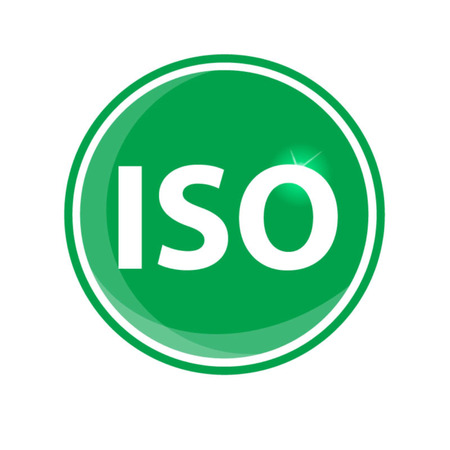 iso circular icon green on white backgroundのイラスト素材