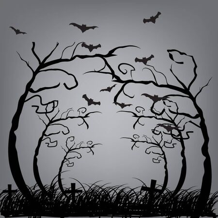 Halloween backgroundのイラスト素材