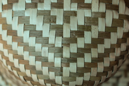 That is unique handmade woven pattern.の写真素材