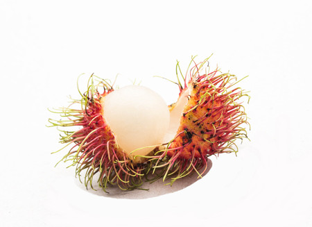 The rambutan  ready to eat.の写真素材