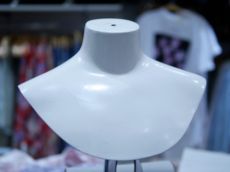 Jersey City, New Jersey - March 18 2017. Mannequin neckのeditorial素材