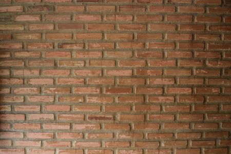 Red brick old wall pattern texture background.の写真素材