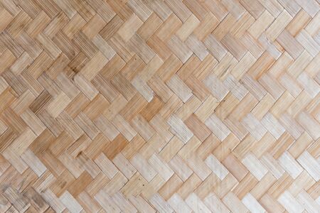 close up Bamboo weave pattern texture backgroundの写真素材