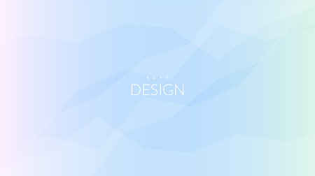 Modern geometric vector design. Blurred soft color gradient horizontal wallpaper background. Sweet romantic foreground for web and print banners.のイラスト素材