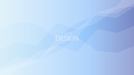 Modern geometric vector design. Blurred soft color gradient horizontal wallpaper background. Sweet romantic foreground for web and print banners.のイラスト素材