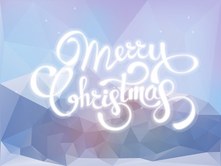 Christmas background greeting card. Vector color template with mountains and snow abstract illustration. Xmas holyday pattern ready for printのイラスト素材