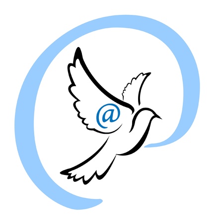 Dove Email Symbolのイラスト素材