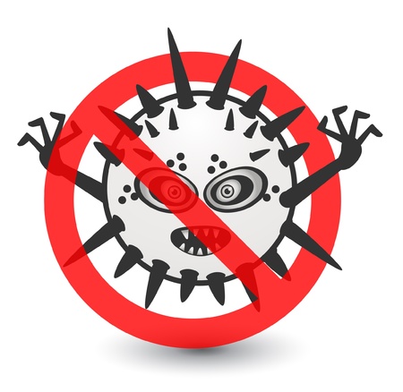 No Virusのイラスト素材