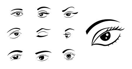 Eyes Collection setのイラスト素材