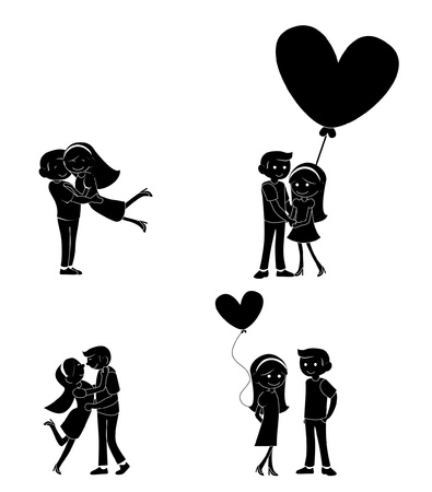 couple silhouette couple silhouette