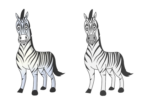 zebraのイラスト素材