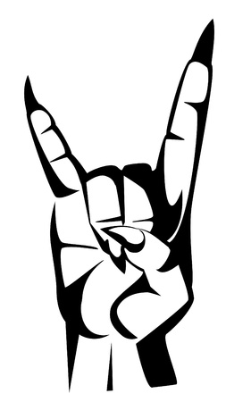 metal handのイラスト素材