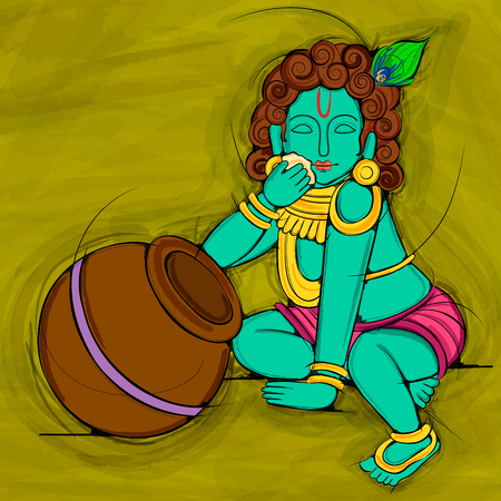 Vector design of Vintage statue of Indian Goddess Saraswati sculpture engraved on stoneのイラスト素材