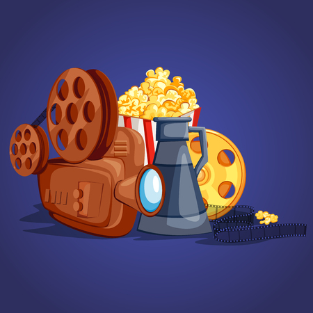 Poster for Movie Film festival party nightのイラスト素材