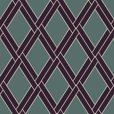 Vintage color fashion style. Vector seamless pattern. Modern stylish texture. Repeating geometric background. Striped hexagonal grid. Linear graphic design.のイラスト素材