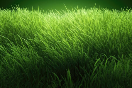 green grass background. Generative AIの素材