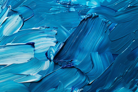 Abstract blue acrylic painting background. generative aiの素材